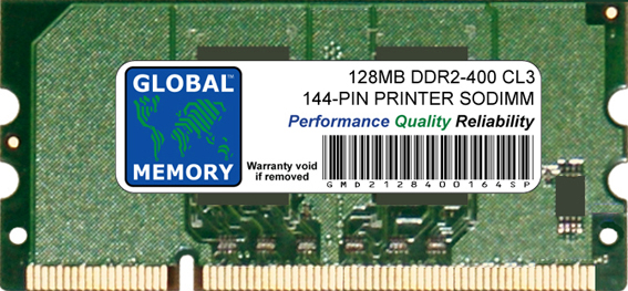 128MB DDR2 144-PIN SODIMM MEMORY RAM FOR PRINTERS (DELL , CLP-MEM201 , CB422A , MDDR2-128) 128MB DDR2 144-PIN SODIMM MEMORY RAM FOR PRINTERS (DELL , CLP-MEM201 , CB422A , MDDR2-128)